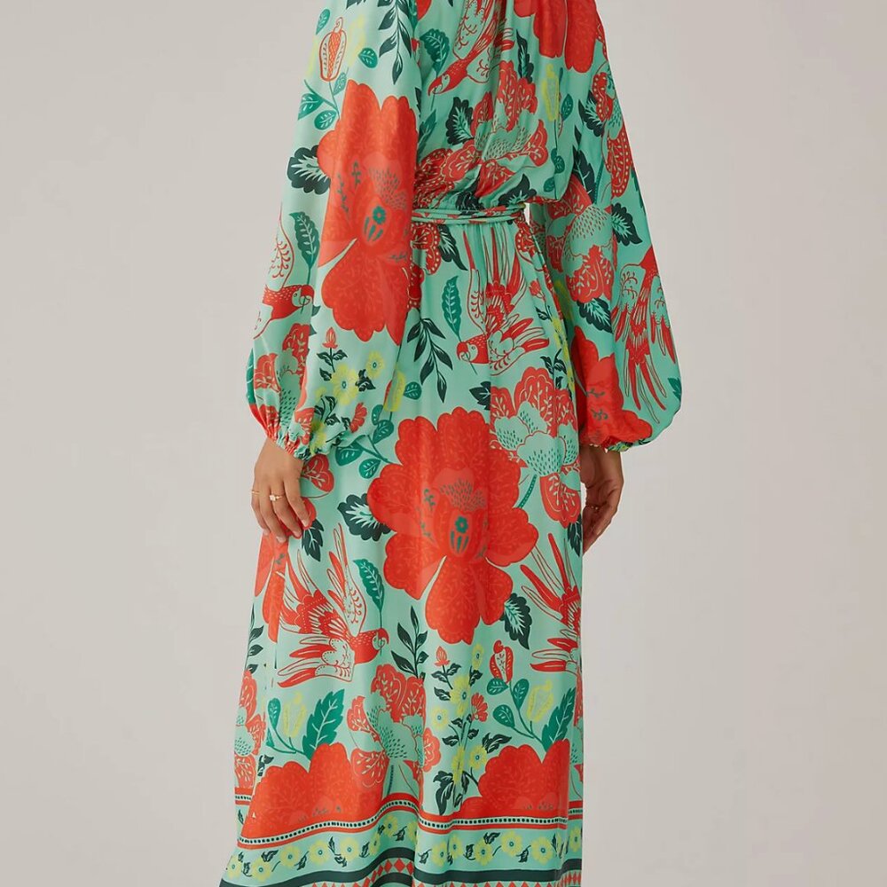 FARM RIO POPPY MAXI DRESS - Picture 2 of 6